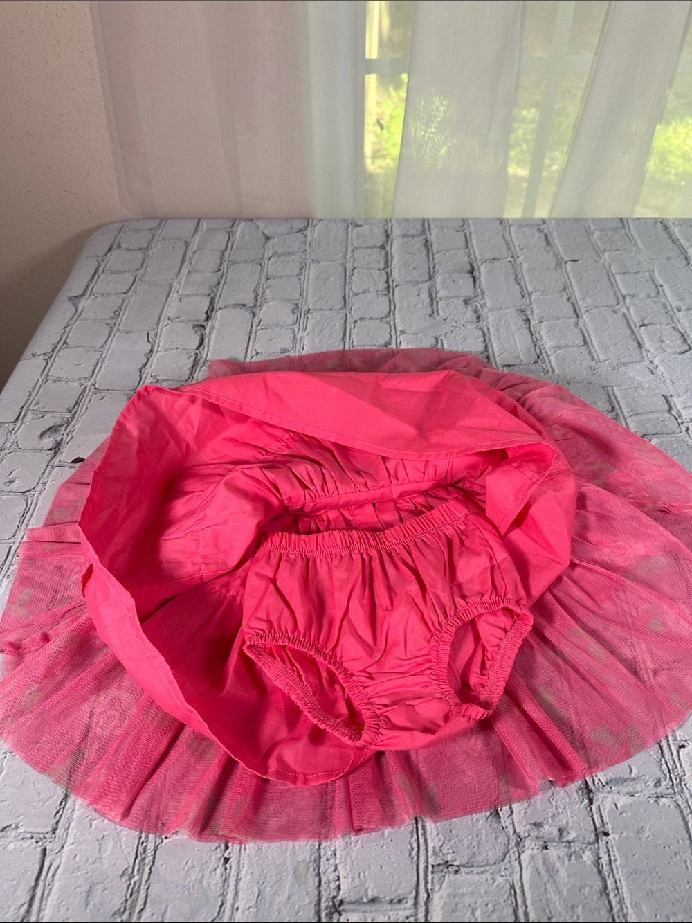 First Impressions Floral Tiered Dress with Diaper Cover Pink infant 3-6 months - Picture 12 of 12